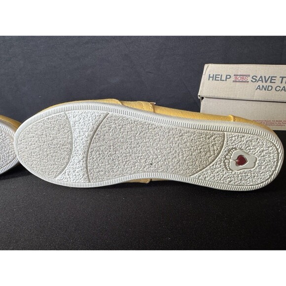 Bobs from Skechers Plush-Peace & Love / Womens 6 M/Memory Foam/ Yellow NIB - Picture 6 of 7